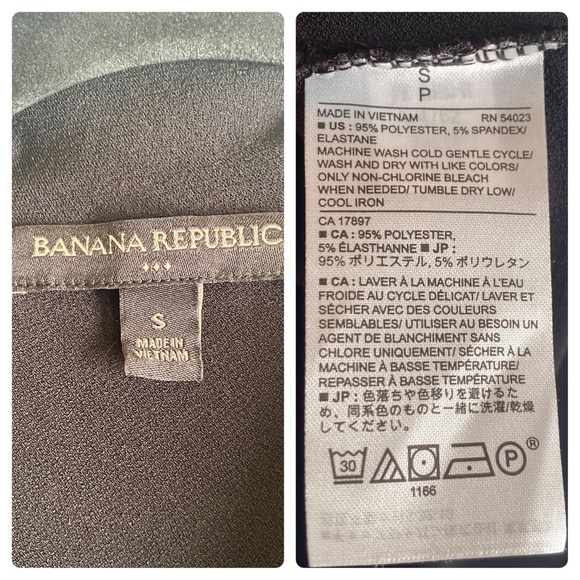 Banana Republic black sleeveless dress, size small - Picture 15 of 15